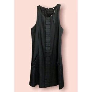 POLECI Little Black Dress Sleeveless Size 4 cotton/silk blend